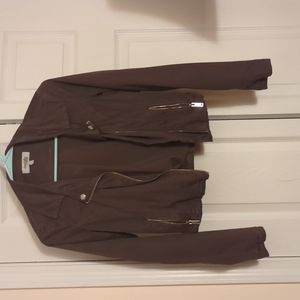 Suede brown Charlotte Russe jacket